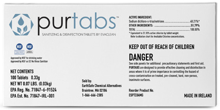 PurTabs in blister